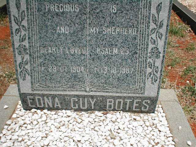 BOTES Edna 1904-1987