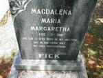 FICK Magdalena Maria Margaretha -1981