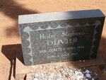 OLIVIER Hester Stephanus nee CLOETE 1906-1963