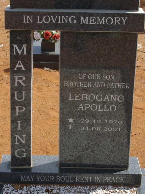 MURUPING Lebogang Apollo 1970-2001
