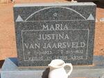 JAARSVELD Maria Justina, van 1923-1932