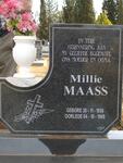 MAASS Millie 1938-1999