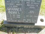 BEER Johannes Andries, de 1940-1986 & Joy 1944-