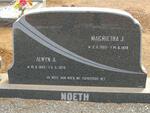 NOETH Alwyn A. 1895-1978 & Magrietha J. 1903-1979