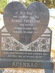 AGENBAG Rennie Fredrieka neé KOTZE 1883-1957