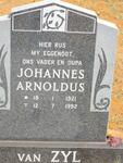 ZYL Johannes Arnoldus, van 1921-1992