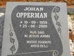 OPPERMAN Johan 1959-2005