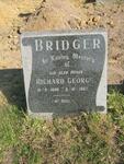 BRIDGER Richard George 1890-1962