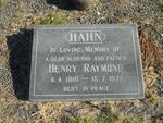 HAHN Henry Raymond 1910-1977