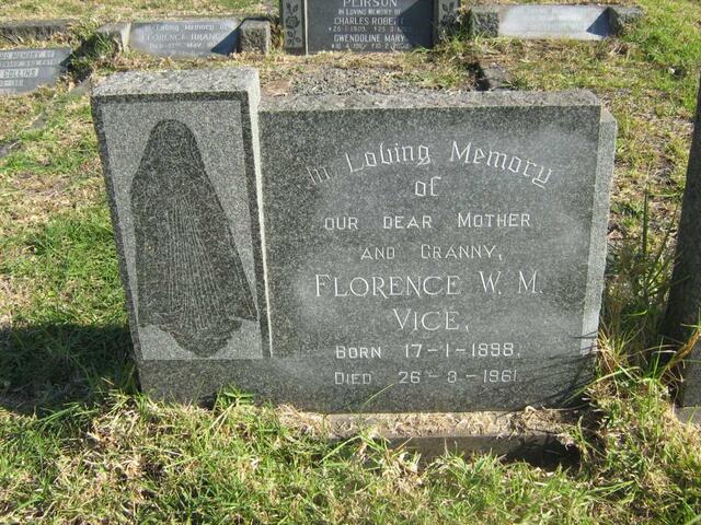 VICE Florence W.M. 1898-1960