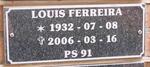 FERREIRA Louis 1932-2006