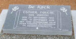 KOCK Esther Fouche, de nee VORSTER 1902-2001