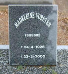 VORSTER Madeleine 1926-2000