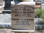AARDE Izak J.J., van 1860-1955 &  Elsabe J.C. PHEIFFER 1865-1936