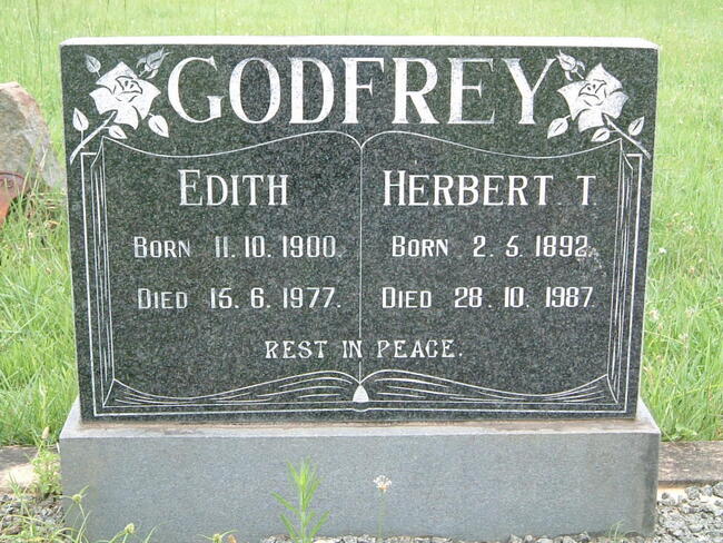 GODFREY Herbert T. 1892-1987 & Edith 1900-1997