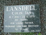 LANSDELL Colin Ian 1941-1979