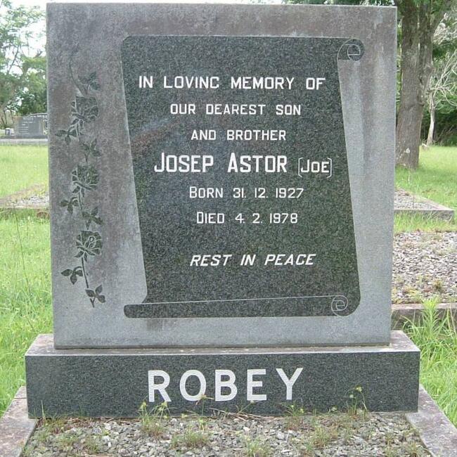 ROBEY Josep Astor 1927-1978