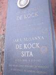KOCK  Arend Josias, de 1896-1967 & Sara Susanna SITA 1898-1987