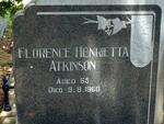 ATKINSON Florence Henrietta -1960