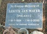 MAYER Leszek Jan 1924-2000