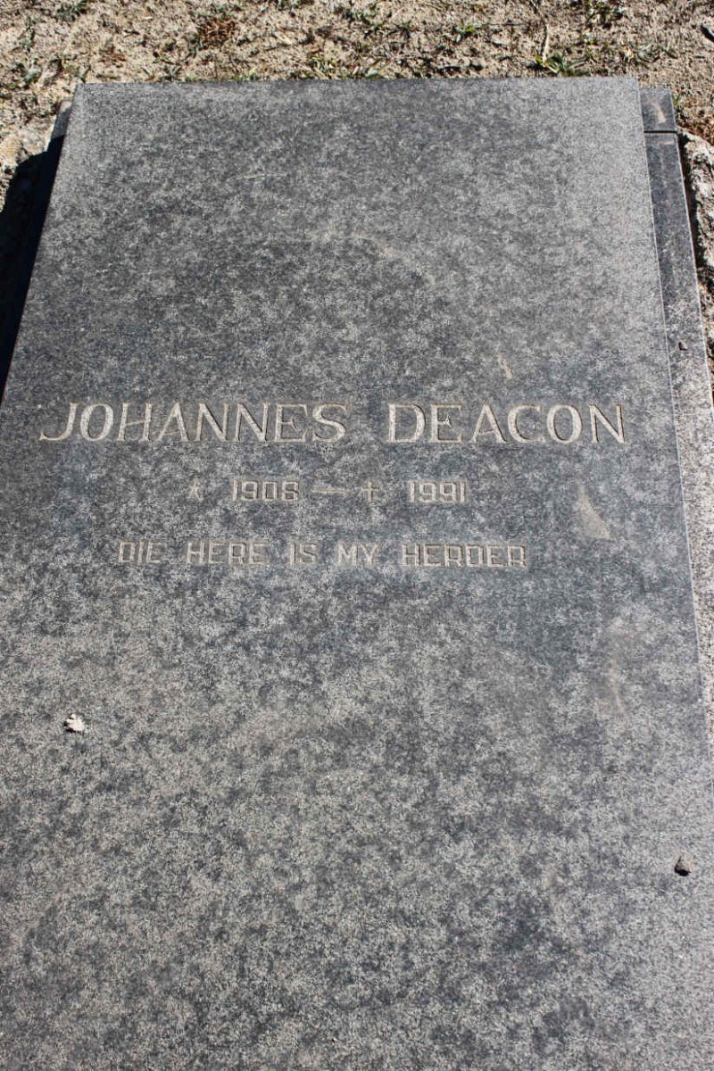 DEACON Johannes 1908-1991