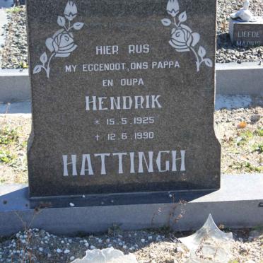 HATTINGH Hendrik 1925-1990