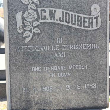 JOUBERT C.W. 1906-1983