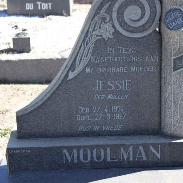 MOOLMAN Jessie nee MULLER 1934-1967