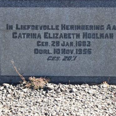 MOOLMAN Catrina Elizabeth 1883-1956