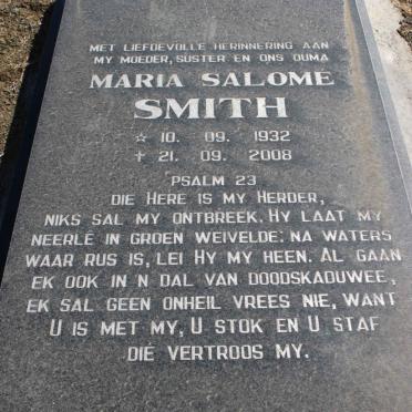 SMIT Maria Salome 1932-2008
