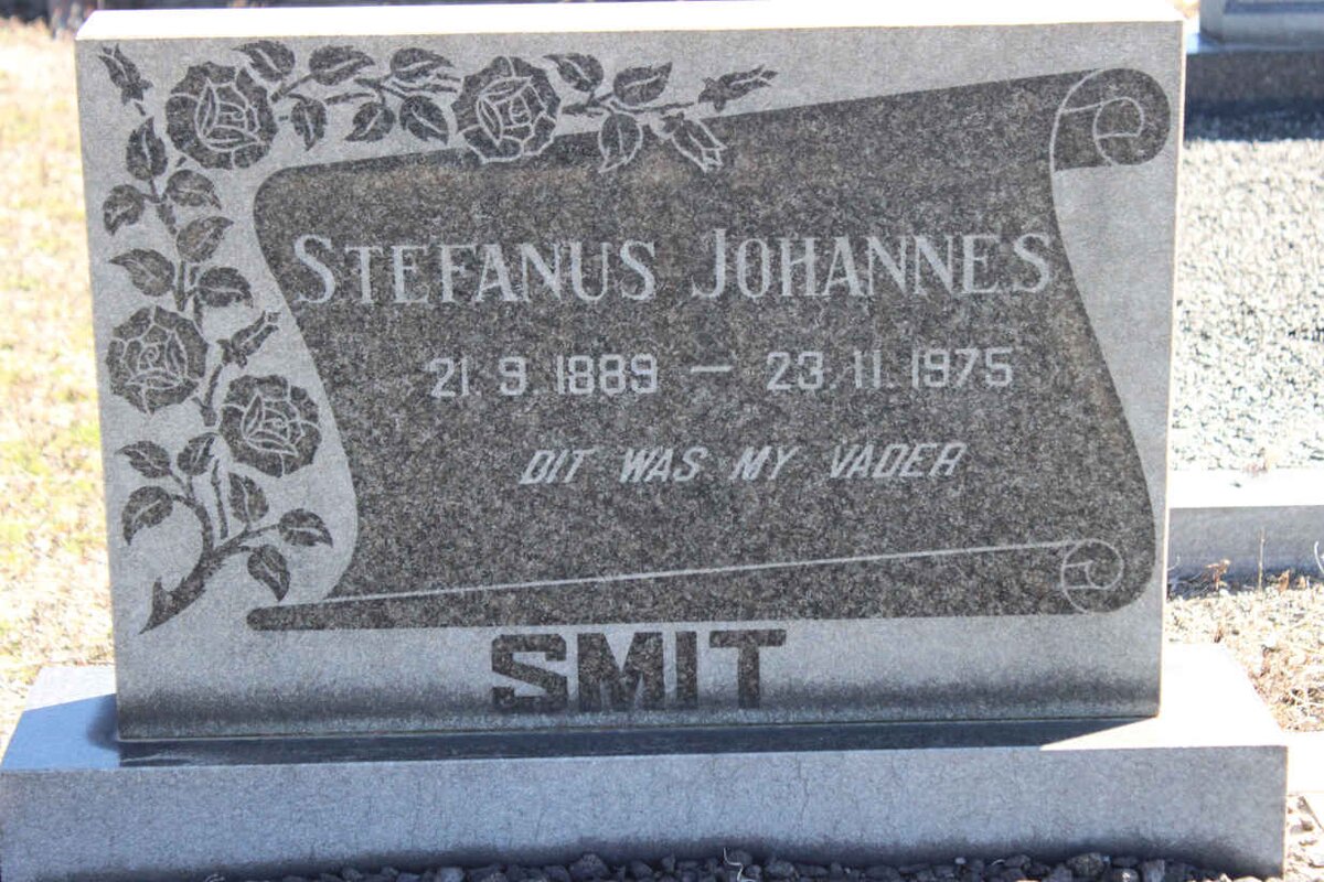 SMIT Stephanus Johannes 1898-1975