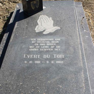 TOIT Evert, du 1961-1982