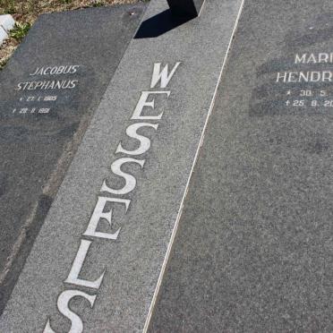 WESSELS Jacobus Stephanus 1905-1991 &amp; Maria Hendrika 1911-2002