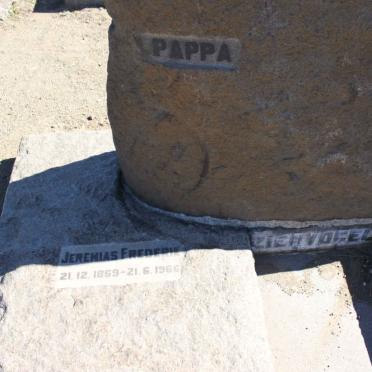 ZIERVOGEL Jeremias Frederik 1869-1966 &amp; Cecilia Johanna SPIES 1878-1965