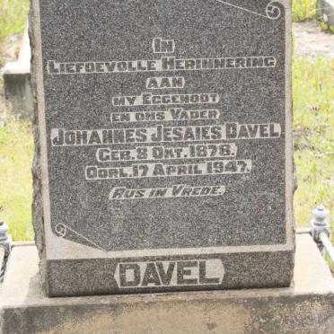 DAVEL Johannes Jesaies 1878-1947