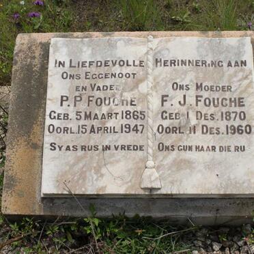 FOUCHE P.P. 1865-1947 &amp; F.J. 1870-1960