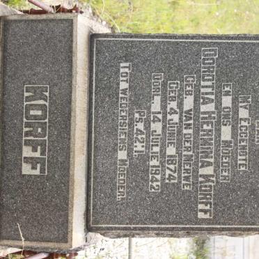 KORFF Dorotia Hermina 1874-1942