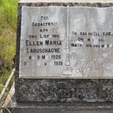 LABUSCHAGNE Ellen Maria 1926-1939