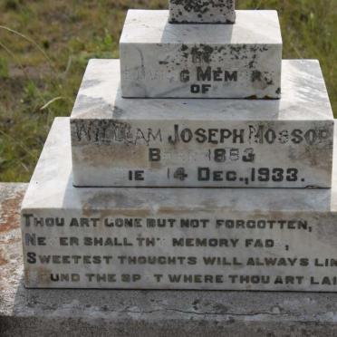MOSSOP William Joseph 1883-1933