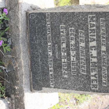 MEYER Maria C.J. nee RHEEDER 1890-192?