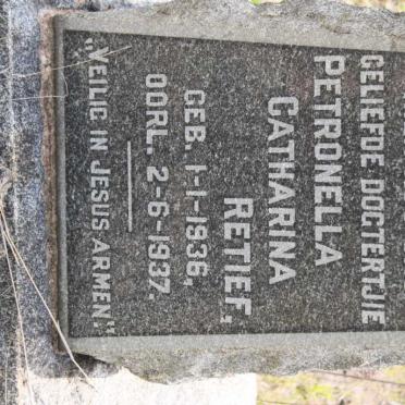 RETIEF Petronella Catharina 1936-1937