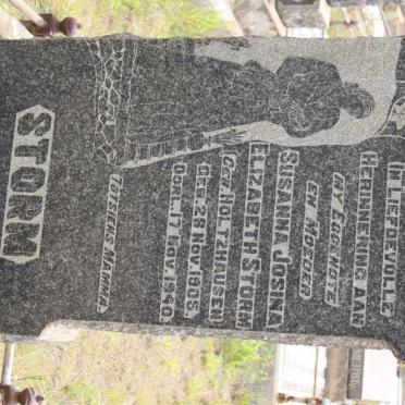 STORM Susanna Josina Elizabeth nee HOLTZHAUSEN 1905-1940