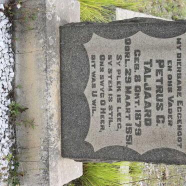 TALJAARD Petrus G. 1879-1951