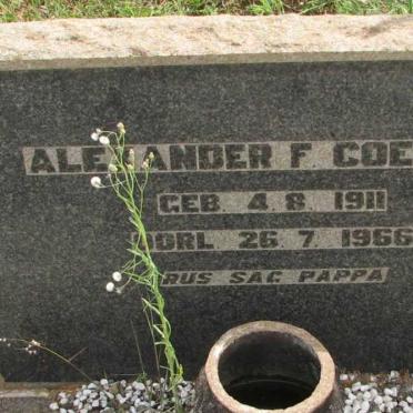 COETZER Alexander F. 1911-1966