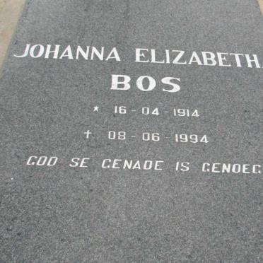 BOS Johanna Elizabetha 1914-1994