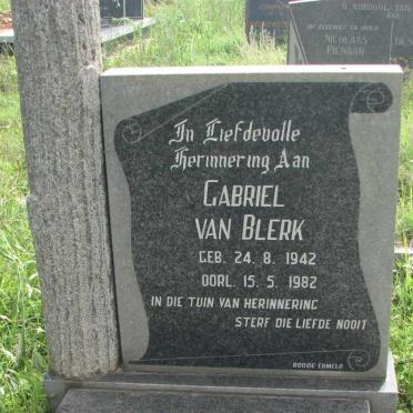 BLERK Gabriel, van 1942-1982