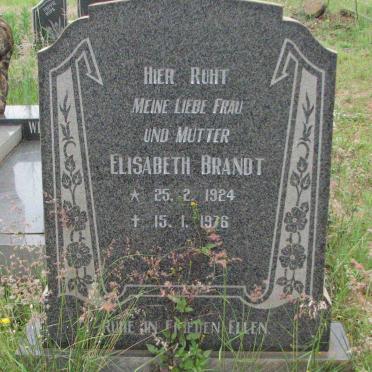 BRANDT Elisabeth 1924-1976