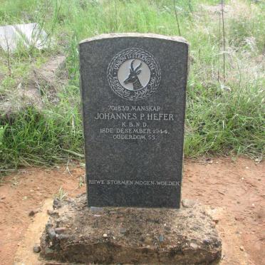 HEFER Johannes P. -1944