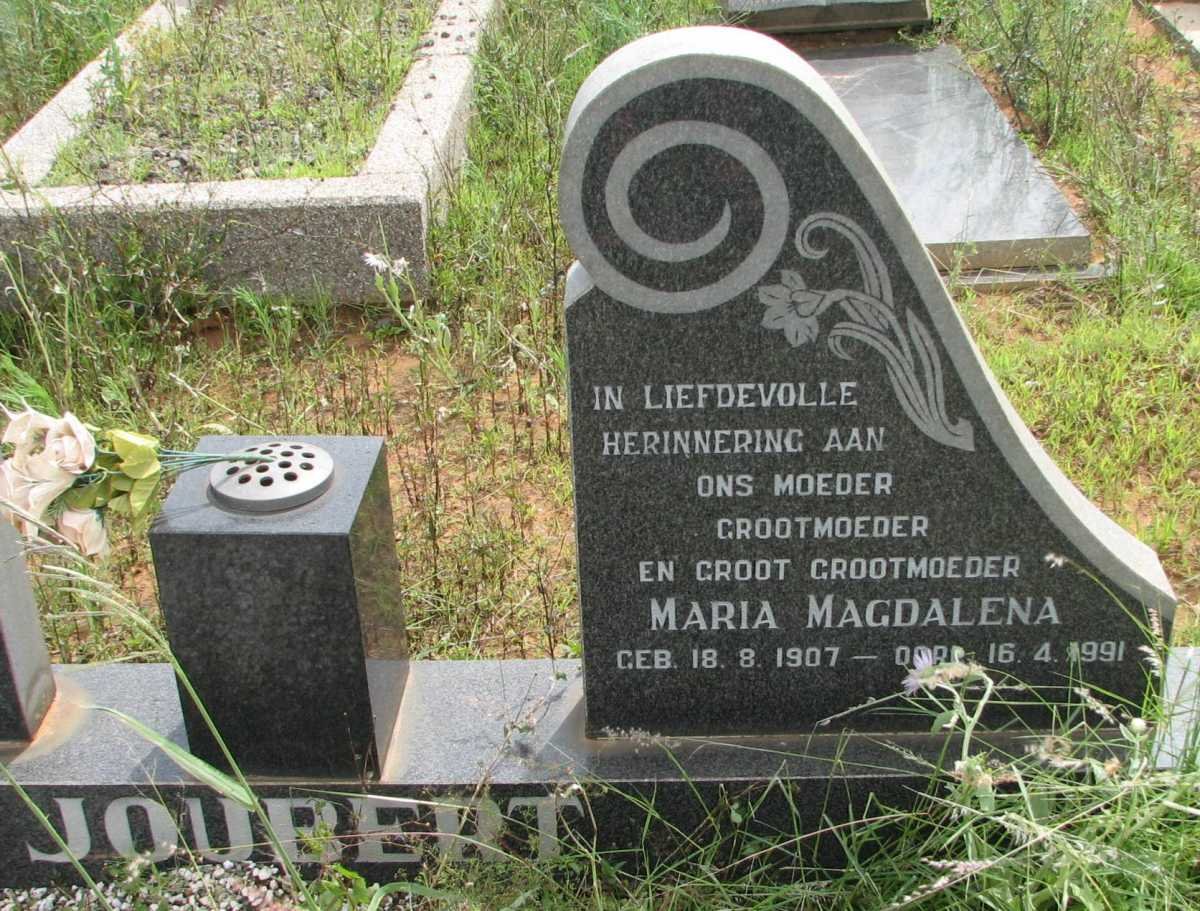 JOUBERT Maria Magdalena 1907-1991