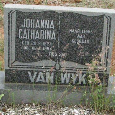 WYK Johanna Catharina, van 1924-1994